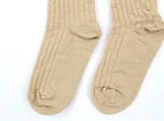 Lil Atelier strømper warm sand uld (2-pak)